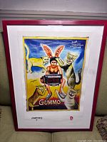 Full view of framed Gummo poster