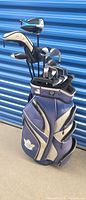 Full view of Maple Leaf bag with clubs inserted