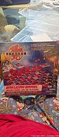 Front of sealed Bakugan Brawl board game box