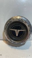 Front view of vintage Ford Maverick chrome gas cap