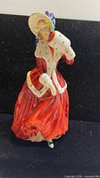 Front view of Royal Doulton Christmas Morn figurine