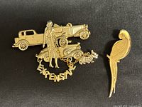 Brooch pair overall view