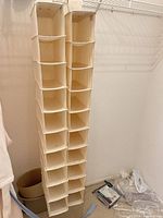 20-slot hanging shoe organizer