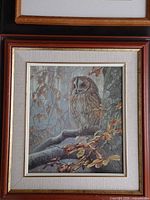 Full view of framed Robert Bateman print showing frame style and image detail