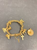 Full view of bracelet and separate sombrero charm