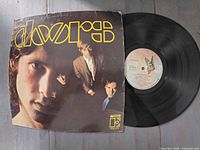 Front album cover and record