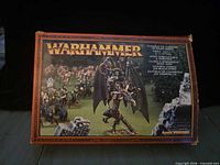 Front of Warhammer Zacharias the Everliving on Zombie Dragon box