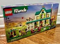 Front of sealed LEGO Friends Autumn's House #41730 box