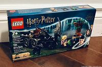 Front of sealed LEGO Harry Potter 76400 box showing piece count and artwork