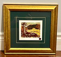 Full view of framed limited edition print