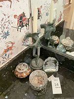 Group view of all four decorative pieces