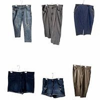 Group image showing all six bottoms laid out for overview