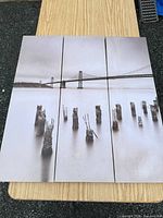 Full view of triptych laid out together