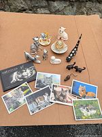 All 18 pieces arranged together on tabletop