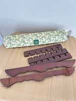 Rack components and original box overview