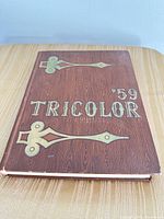 Front cover showing title '59 Tricolor and decorative motifs