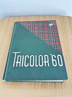 Front cover of 1960 Tricolor yearbook