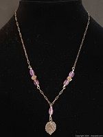 Front view of full necklace on bust