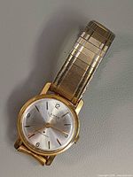 Front view of Lamar wrist watch showing dial and band
