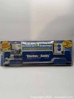 Front of sealed Bluebox Buddy package showing product name and contents