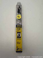 Front view of sealed IRWIN 11/16 in auger bit package