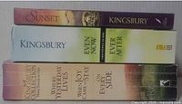 Spine view showing Sunset, Even Now / Ever After, A Kingsbury Collection