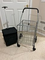 Both carts standing upright, showing overall form and scale