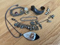 Group shot of all six jewelry pieces