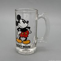 Front view showing Mickey Mouse graphic and text