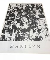 Full view of Marilyn Monroe collage poster