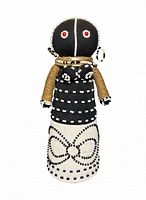 Full view of beaded Ndebele doll front