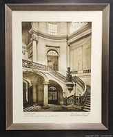 Full view of framed Palais Royal photograph