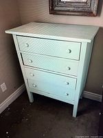 Front angled view showing overall dresser