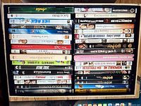 Box showing top view of all DVD spines