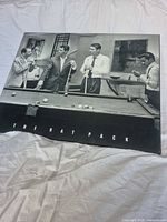Front view of framed The Rat Pack poster