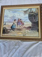 Full view of framed print showing artwork and frame