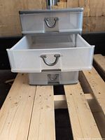 Front view of entire 4-drawer unit