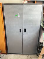 Front view of Gladiator steel cabinet closed