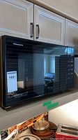 Front view of Panasonic Dimension 4 microwave/convection oven under cabinet