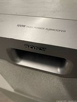 Front view showing model designation and port