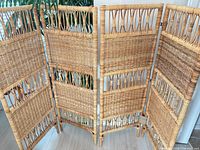 Full view of both folding dividers standing partially open