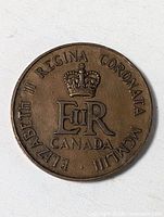 Reverse side with EIIR monogram, CANADA and legends