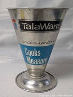 Full exterior view showing TalaWare branding and cook's measure label