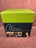 Closed box showing collection branding