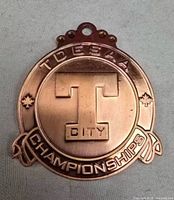 Obverse showing TDESAA City Championships design