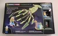 Front of Laser Pegs Squid Encounter box showing contents and branding