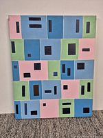 Full view of the painting showing entire composition and size reference