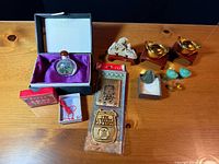 Group view of all items laid out on table