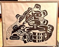 Full view of framed Wedlidi print