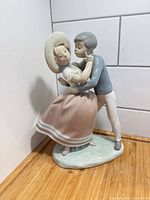 Full view of Lladro figurine showing dancing couple